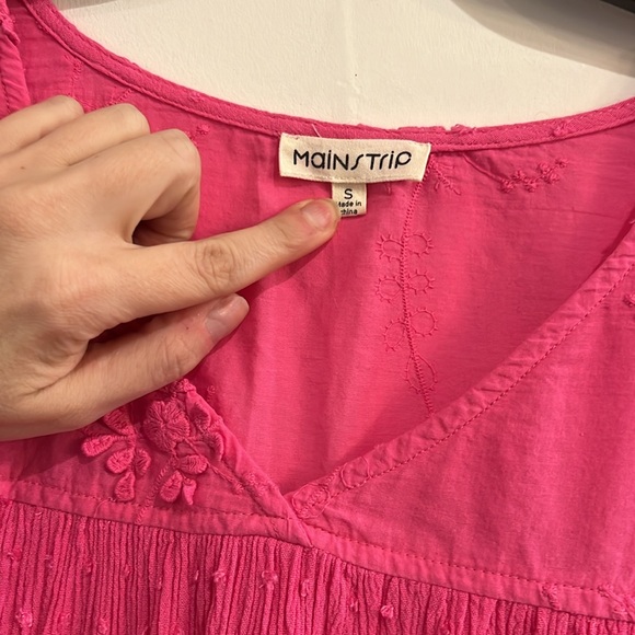 Pink Long Sleeve Top Crop Size Small - Picture 5 of 5